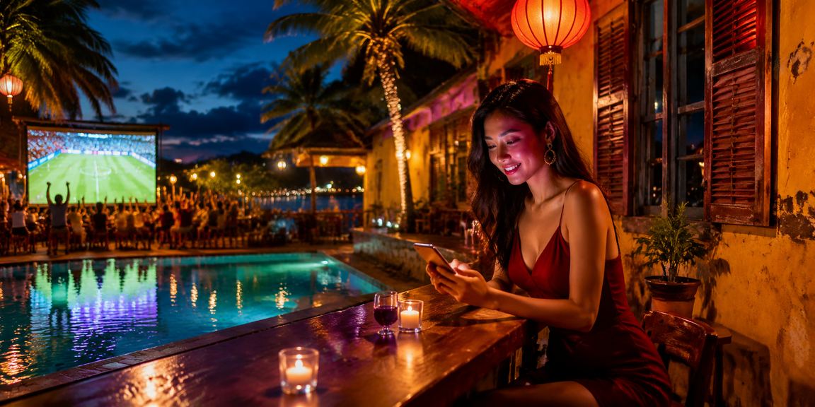 Trải nghiệm casino di động dưới ánh đèn neon rực rỡ tại phố cổ Hội An về đêm